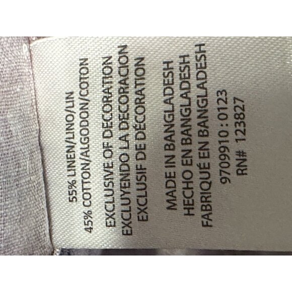 Tenth & Ocean Washable Linen Topical Short Sleeve Button Down Shirt Men's XL - Picture 5 of 7